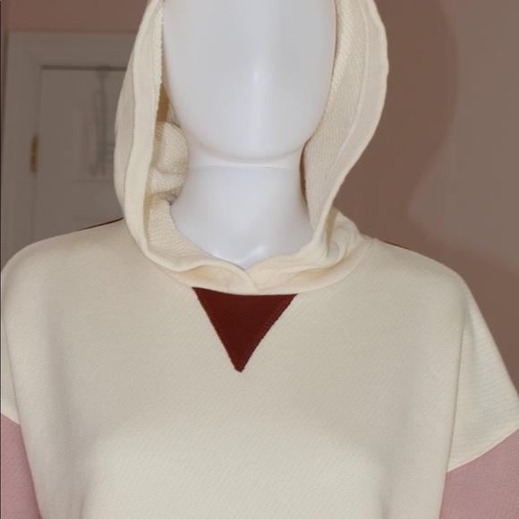 Madewell Women’s Airyterry Hoodie Sweatshirt in Colorblock size Small - Picture 3 of 12